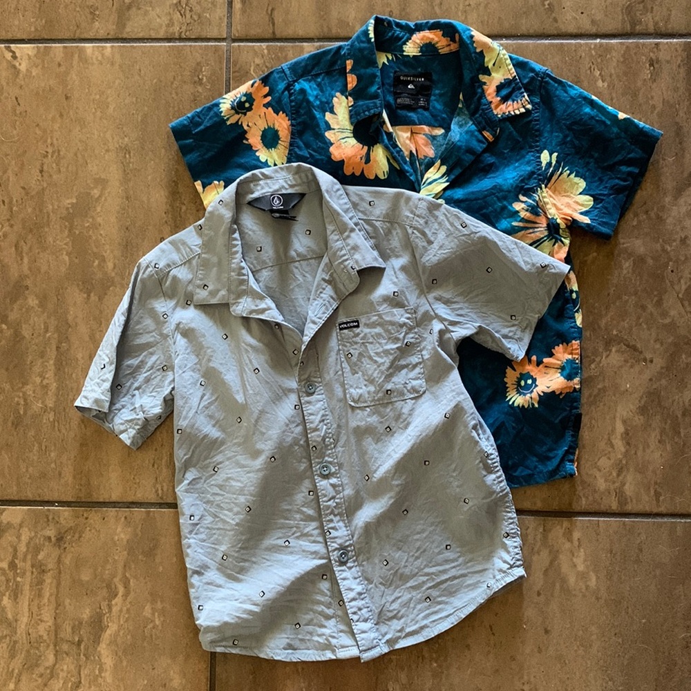 Lot of 2 boys’ size 6 button up shirts